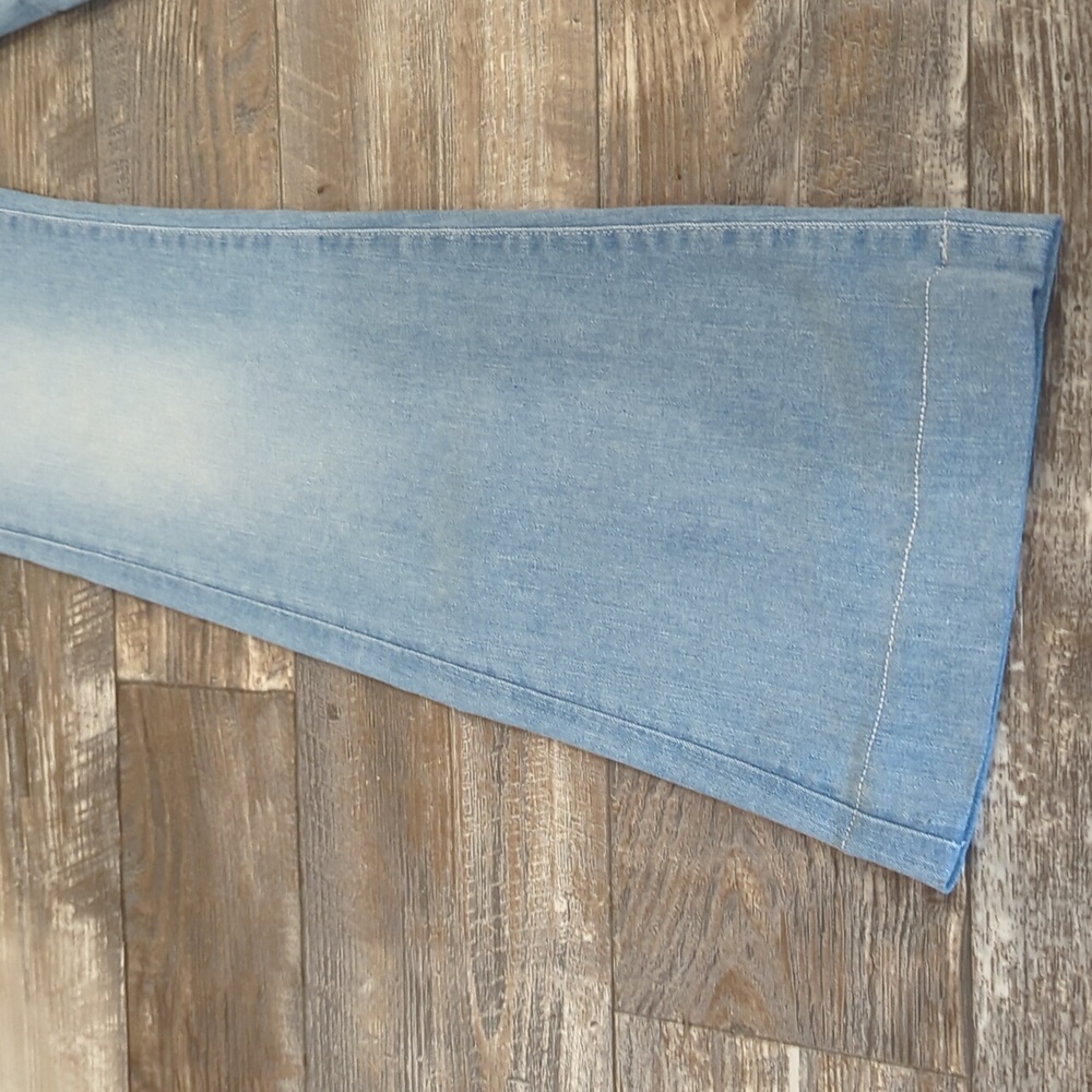 7FAMK DOJO Contour Waistband trouser jeans flares Style #7U474008 sz 24x31.5L - Picture 11 of 16
